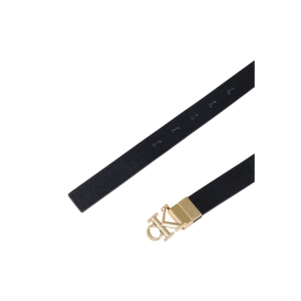 Calvin Klein Black Leather Regular Belt