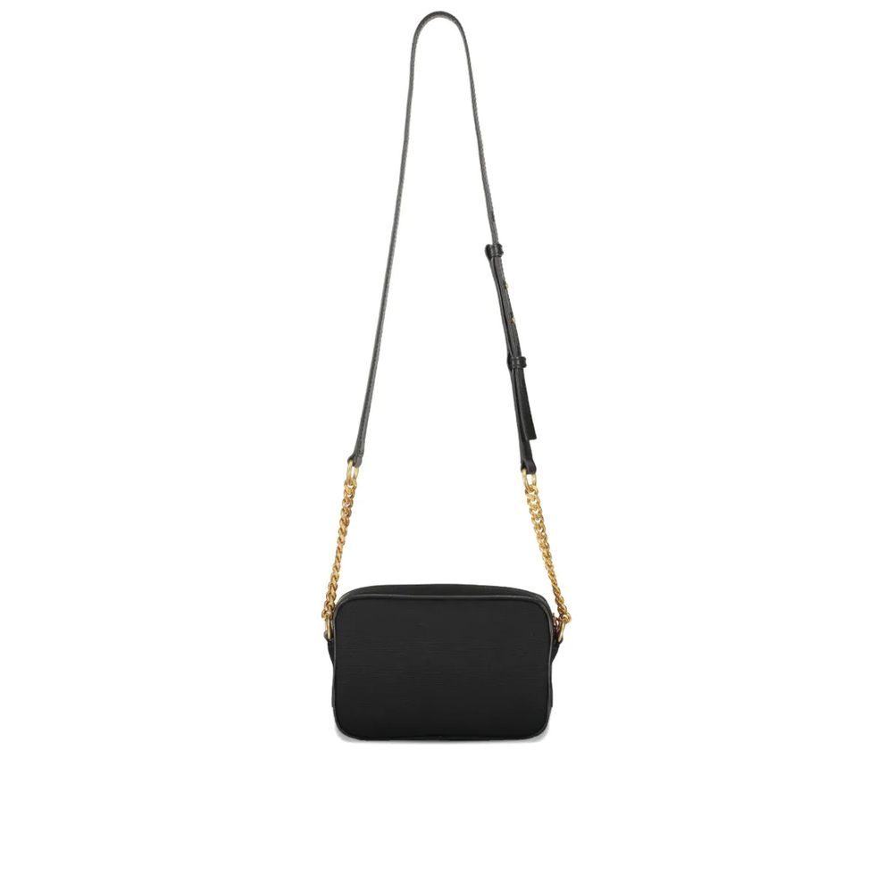 Balmain Black Cotton Shoulder Bag