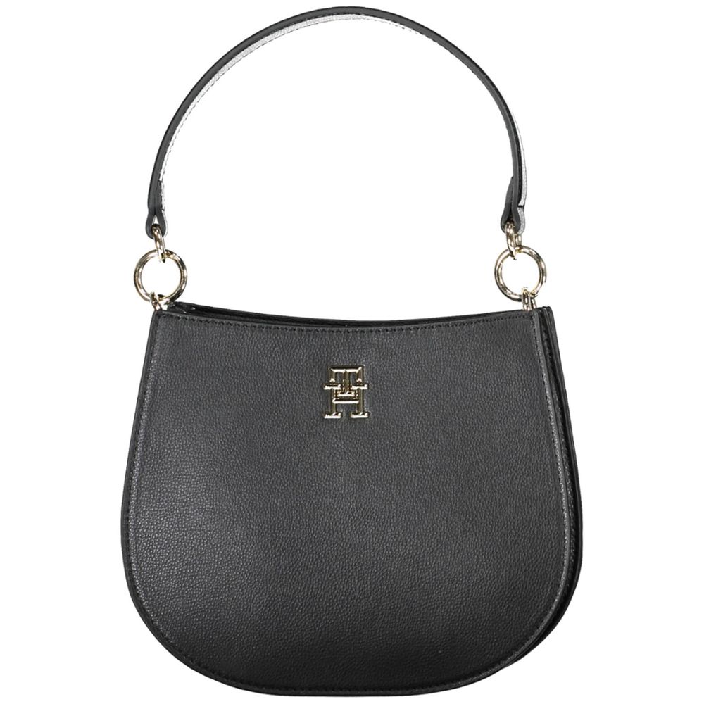 Tommy Hilfiger Black Polyester Handbag
