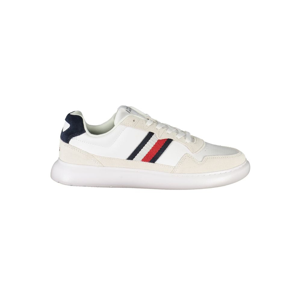 Tommy Hilfiger White Leather Men Sneaker