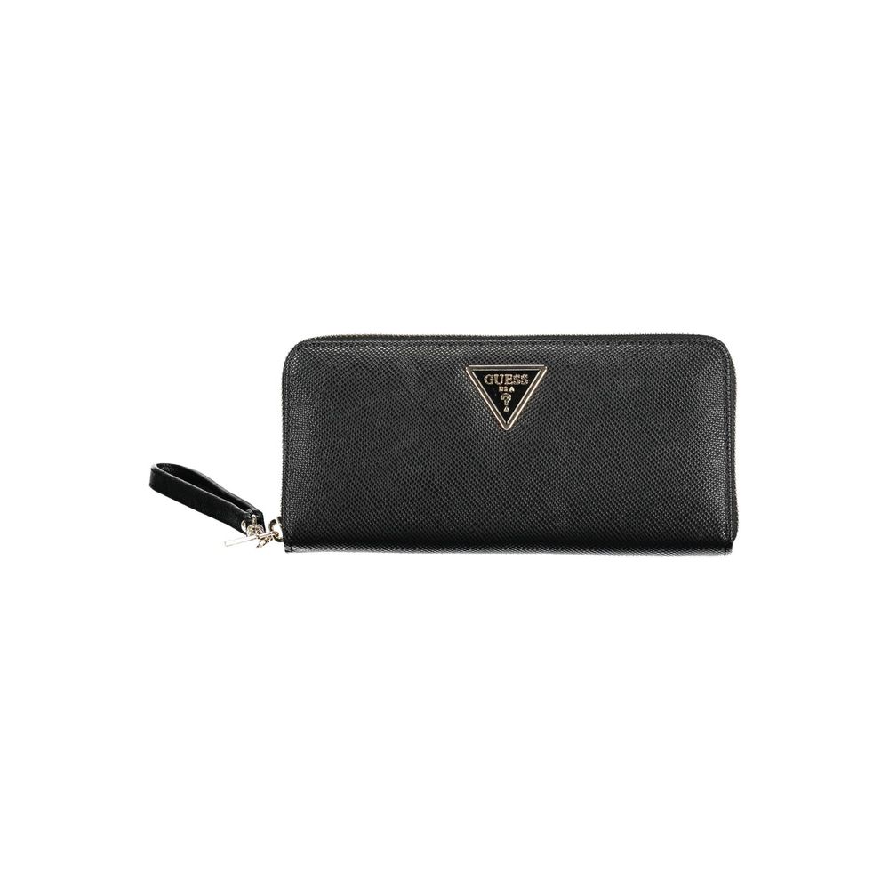 Guess Jeans Black Polyethylene Wallet