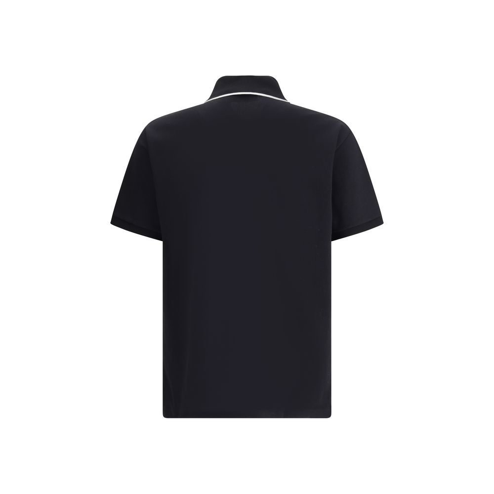 Gucci Black Cotton Polo Shirt