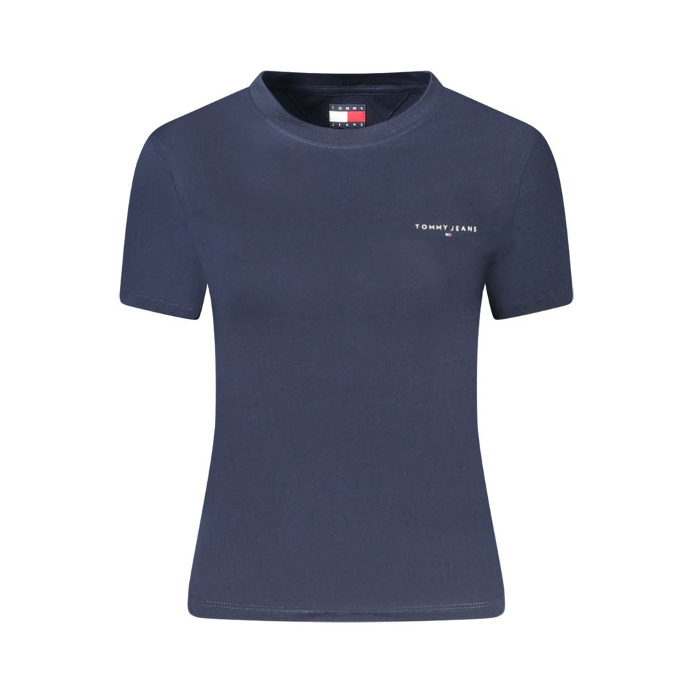 Tommy Hilfiger Blue Cotton Women T-Shirt
