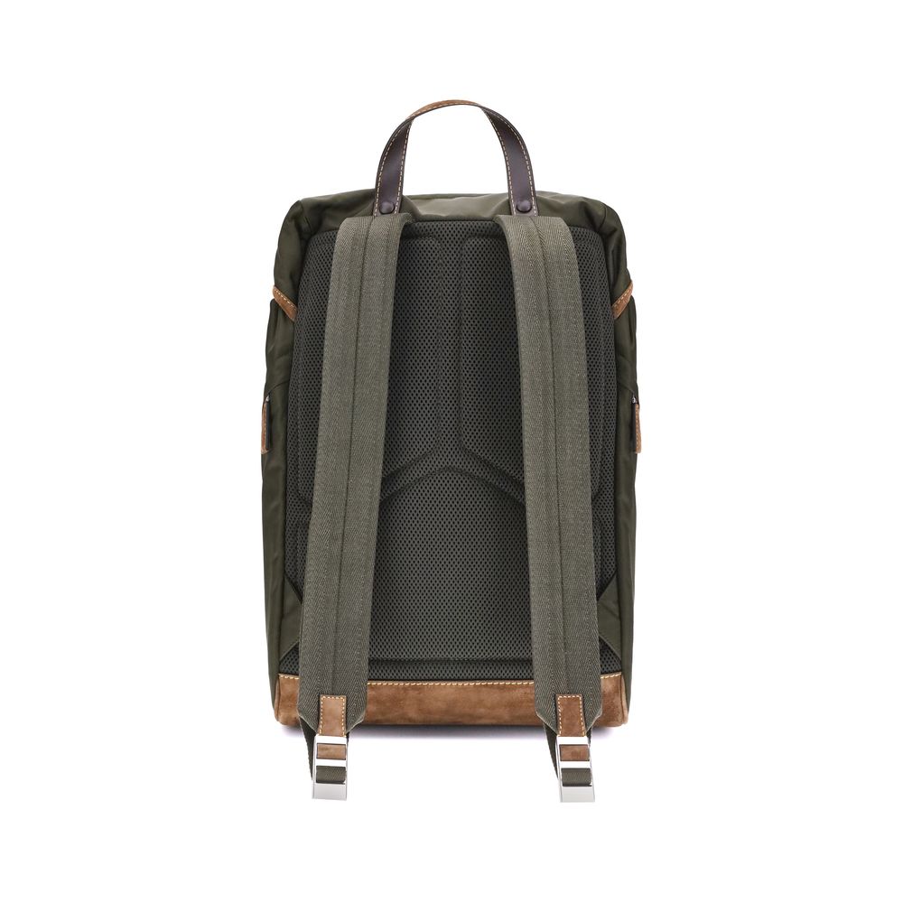 Prada Green Recycled Polyamide Backpack