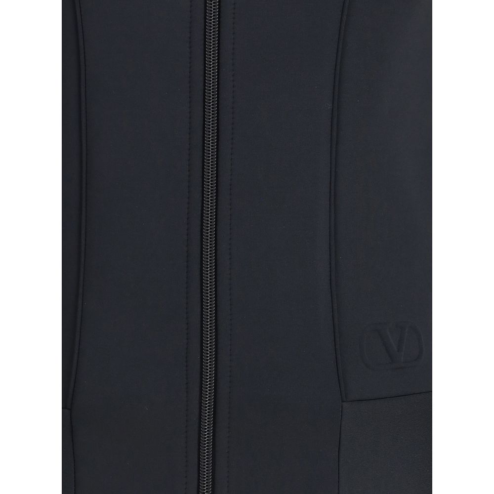 Valentino Black Polyester Sweatshirt