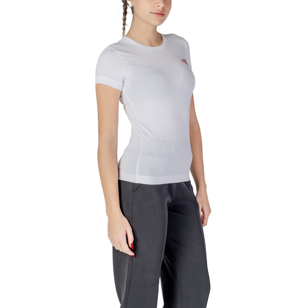 Guess White Cotton Sportswear