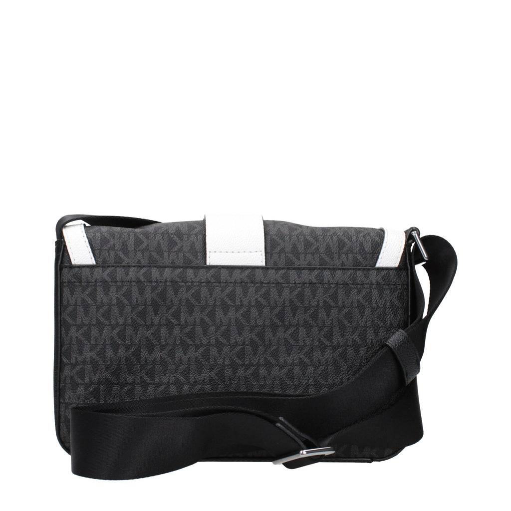 Michael Kors Black Fabric Crossbody Bag
