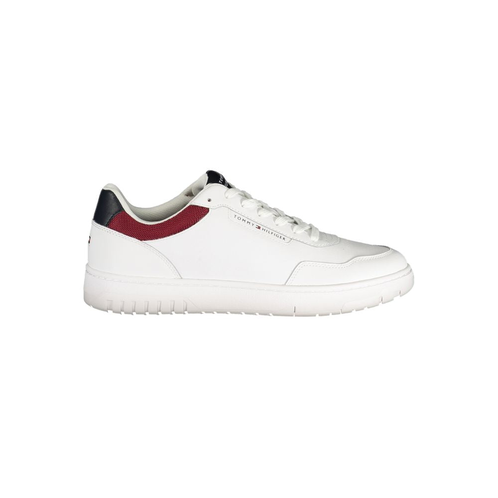 Tommy Hilfiger White Leather Men Sneaker