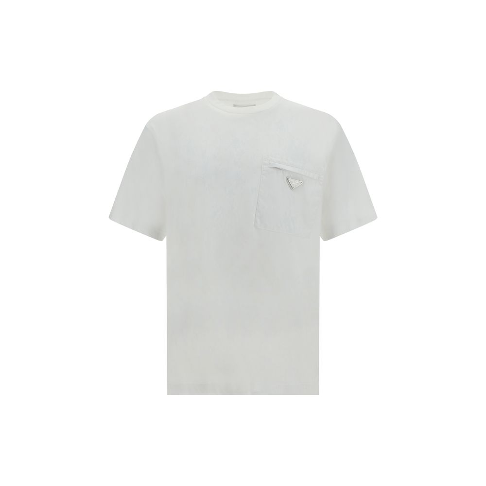 Prada White Cotton T-Shirt