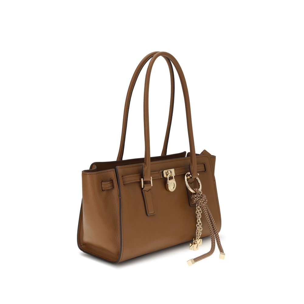 Michael Kors Brown Calf Leather Bos Taurus Shoulder Bag