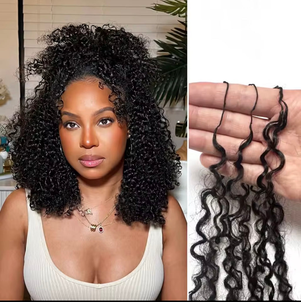 Kinky Curl Crochet hair (4 bundles)