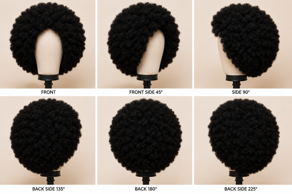 Afro Kinky Wig – Natuurlijke Volume Look (12 inch) tijdelijk uitverkocht!!