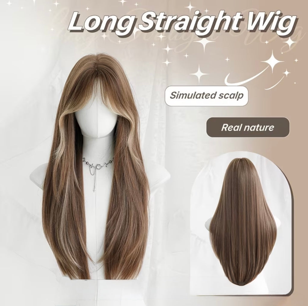 Long Straight Wig – Natuurlijk & Stijlvol