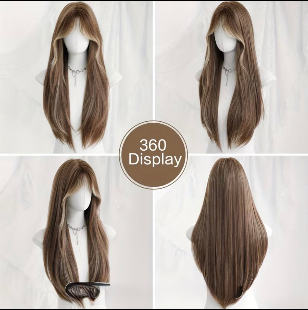 Long Straight Wig – Natuurlijk & Stijlvol
