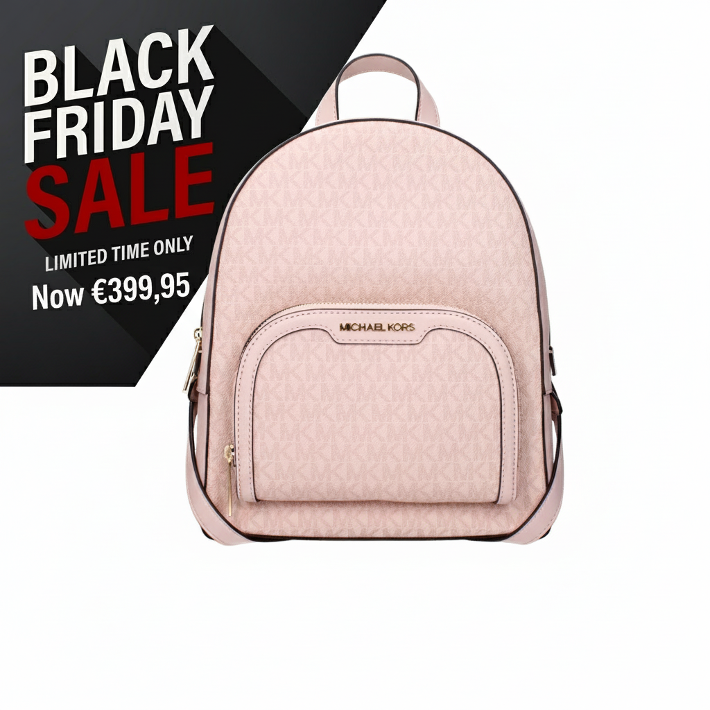 Michael Kors Pink Fabric Backpack