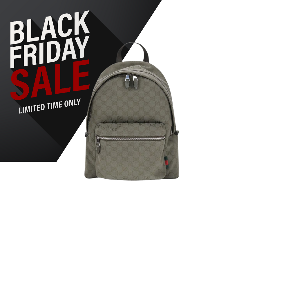 Gucci Green Cotton Backpack