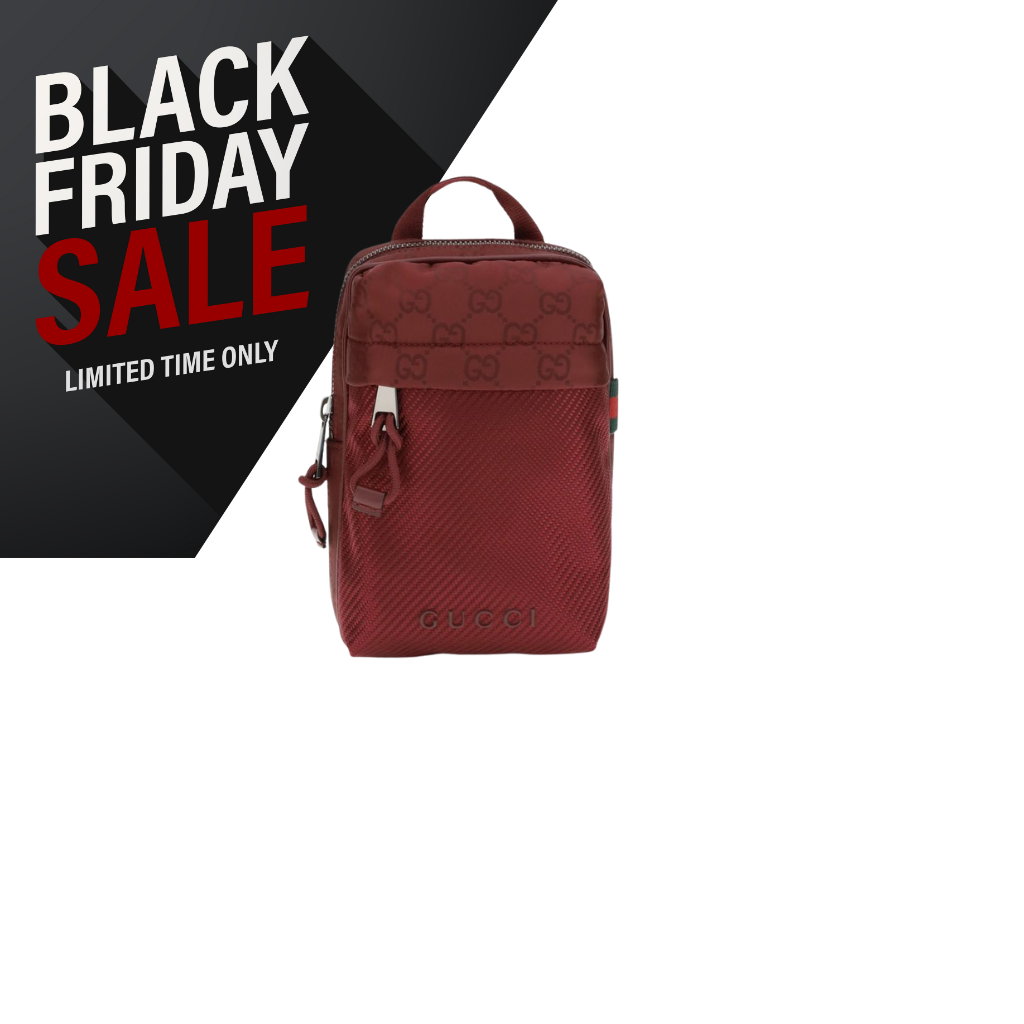 Gucci Bordeaux Polyamide Shoulder Bag