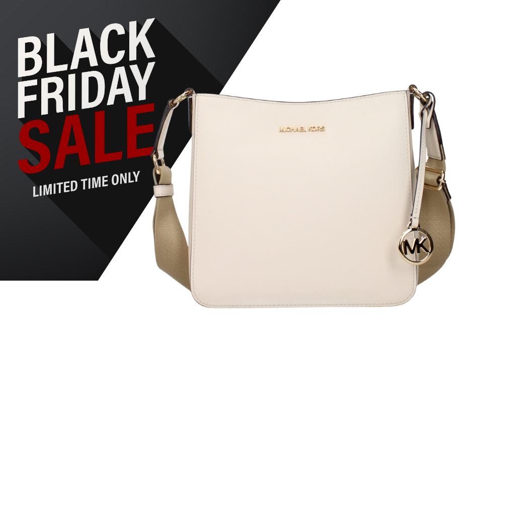 Michael Kors Beige Leather Shoulder Bag