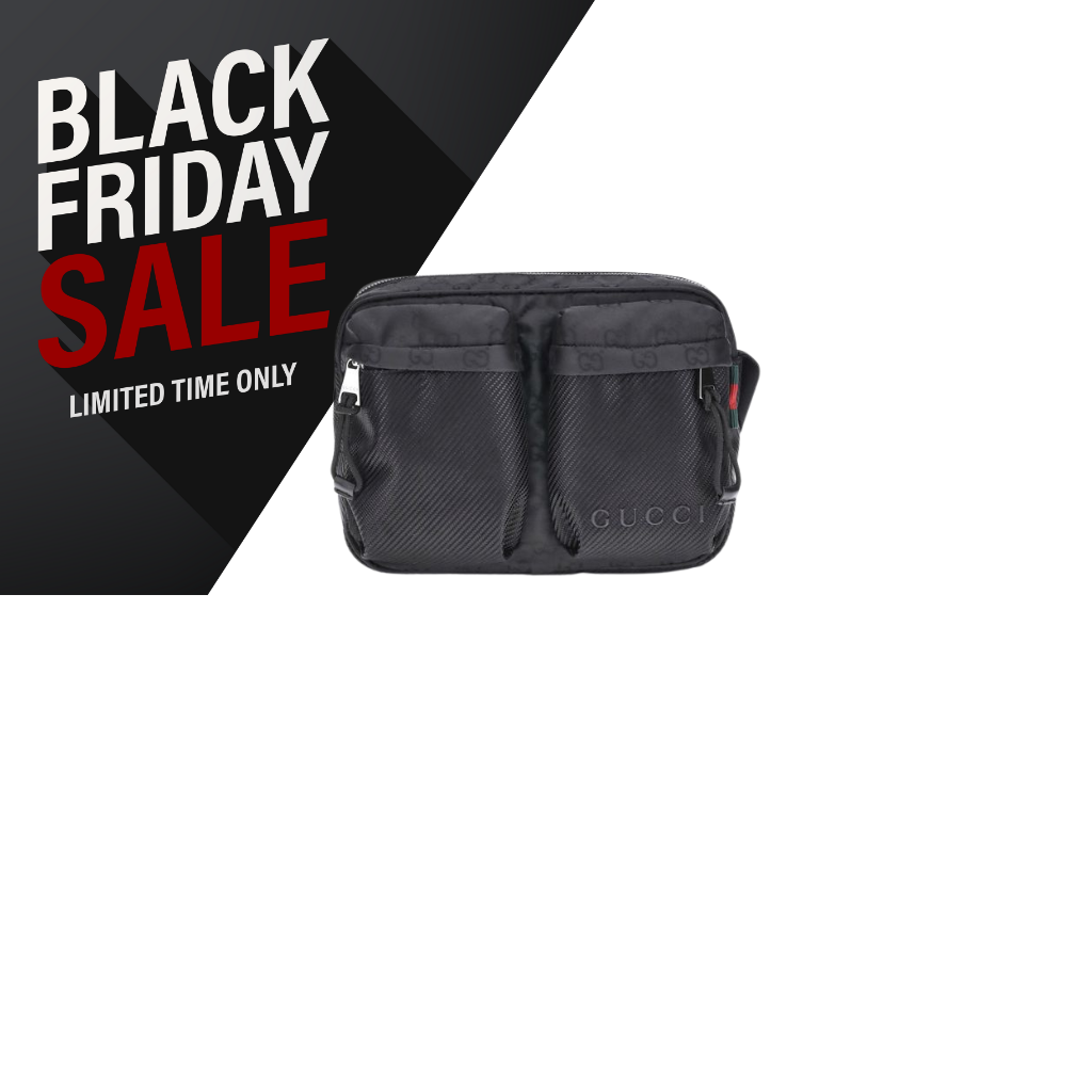 Gucci Black Polyester Shoulder Bag