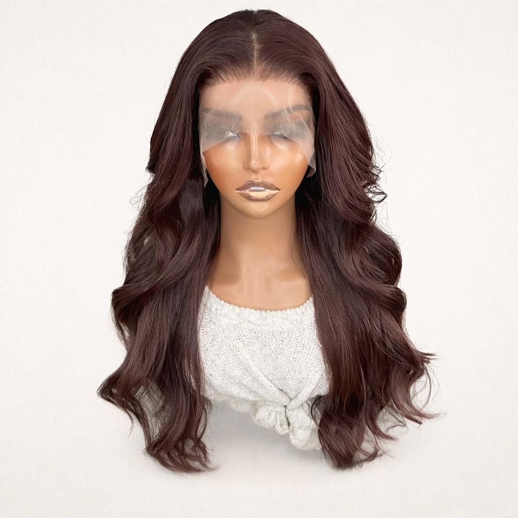 13×4 Lace Front Wig – Burgundy