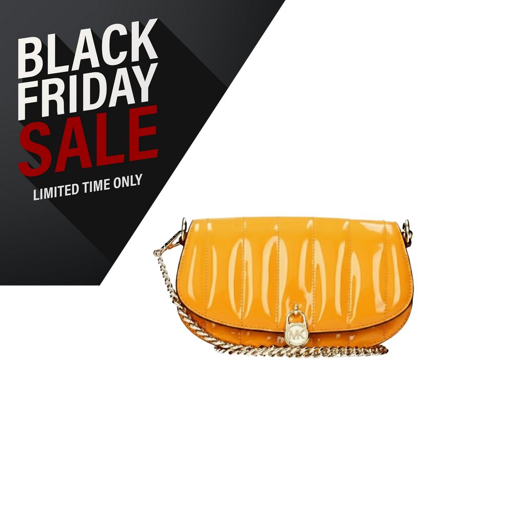 Michael Kors Orange Leather Crossbody Bag