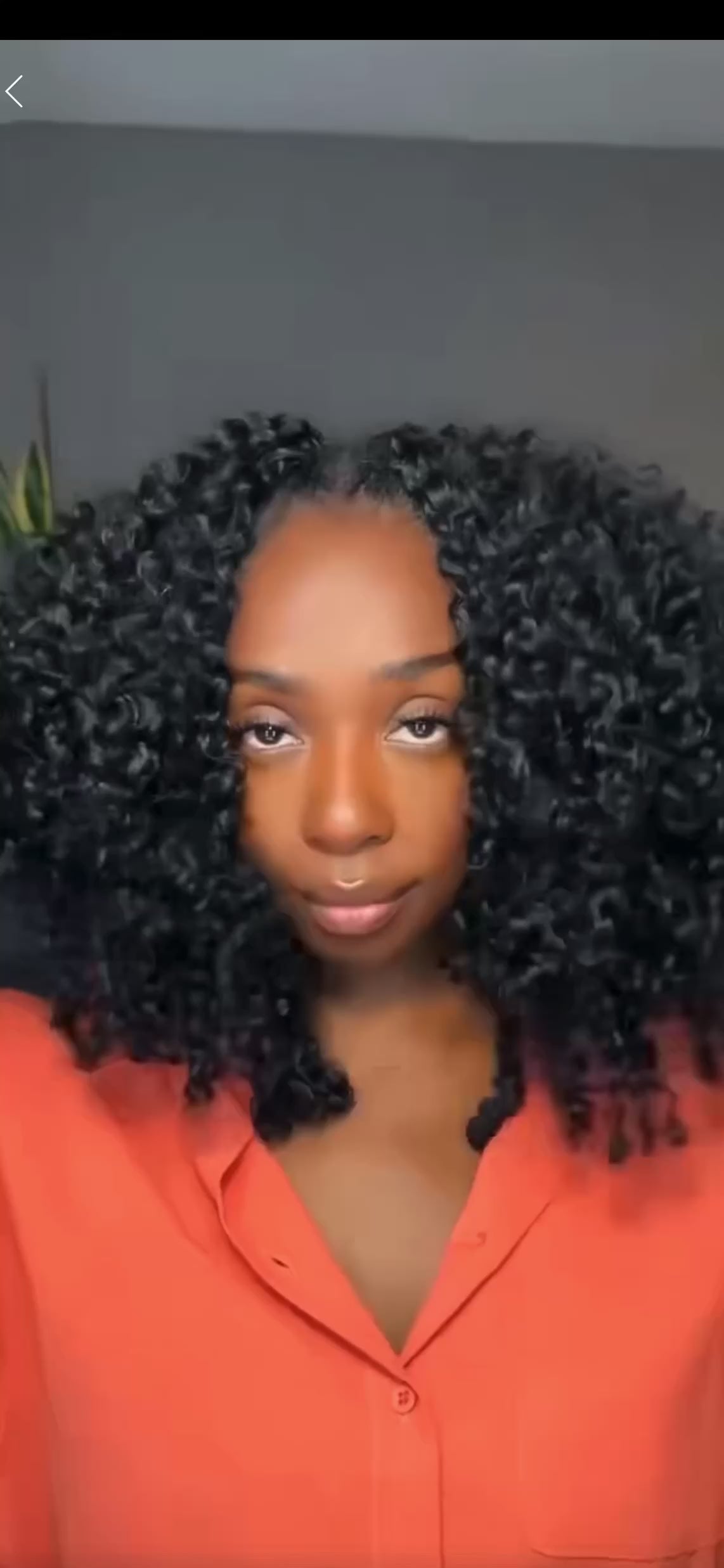 Kinky Curl Crochet hair (4 bundles)